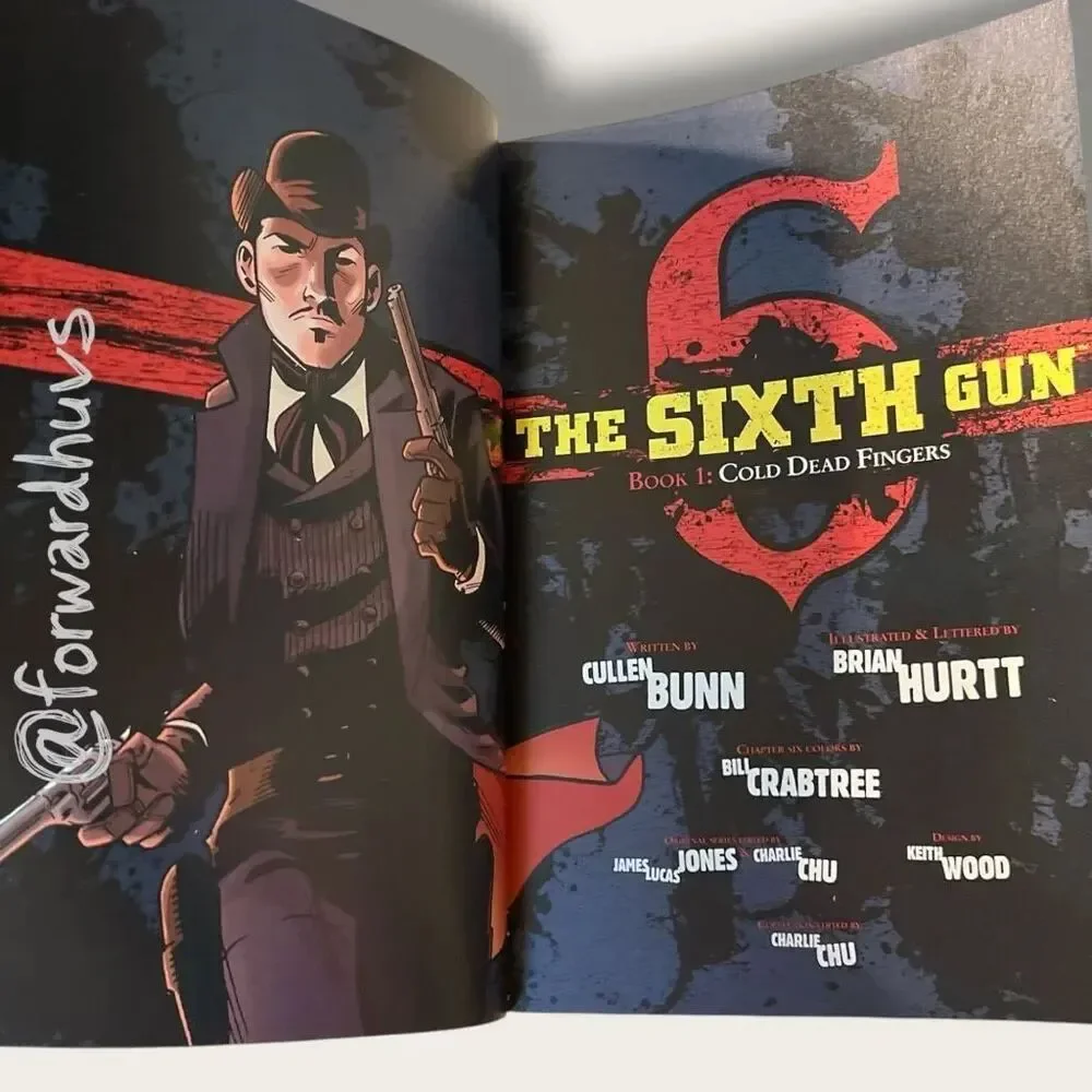 The Sixth Gun Book One Cold Dead Fingers Trade Paperback Western Fantasy Comic